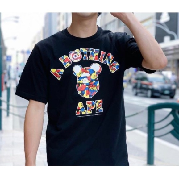 BAPE x Medicom Toy Camo College Tee - Picture 2 of 2